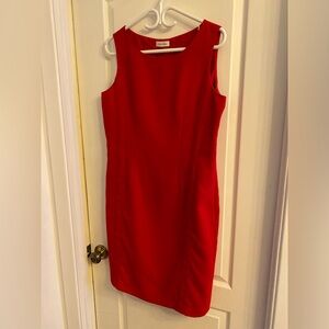 Calvin Klein red dress